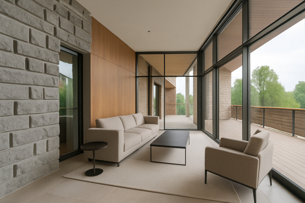 Innenarchitektur: Einheit von Innen- und Außenraum